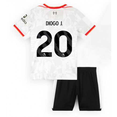 Liverpool Diogo Jota #20 Rezervni Dres za djecu 2024-25 Kratak Rukav (+ Kratke hlače)